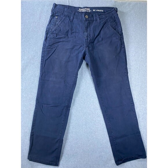 Levi's Other - Signature Levi S67 Chino Pants Mens 32 x28.5 Faded Blue Strauss & Co. Athletic